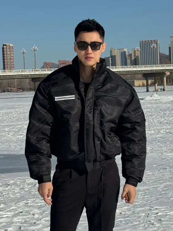 丁先森-冬季三防加厚百搭排骨棉服保暖