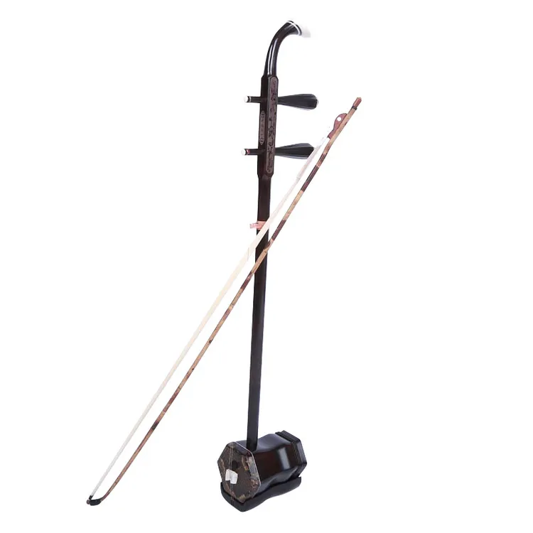 手工制作黑檀二胡初学入门者演奏弓弦乐器民族乐器演奏木二胡