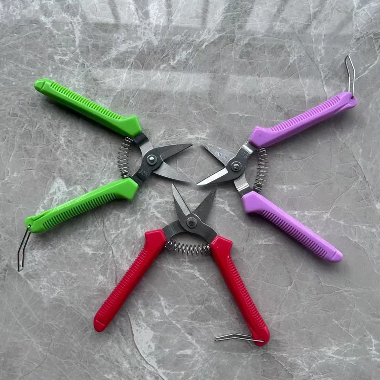 塑钢带短头剪刀编藤手工篮子专用剪刀花艺果剪树剪锯齿防滑