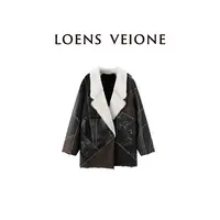 LOENS VEIONE/罗拉【鲲之梦境】新西兰100%牛皮双面皮衣23CVDK0105N
