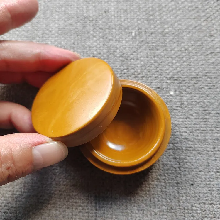 东北姜姜松花砚 墨盒小楷专用砚，尺寸5.5-3厘米，一物一图对版发货