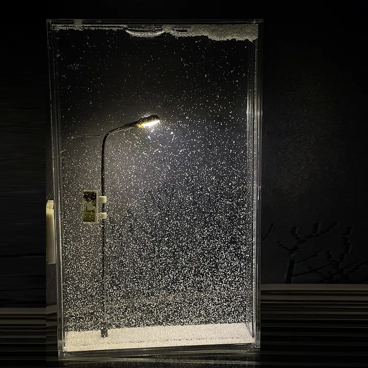 【雪花小夜灯】雪景路灯手工自制DIY材料包送女友送闺蜜情侣生日礼