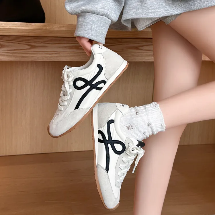 2025新款春夏季潮流小罗德训芭蕾风复古百搭休闲鞋软底时尚潮流