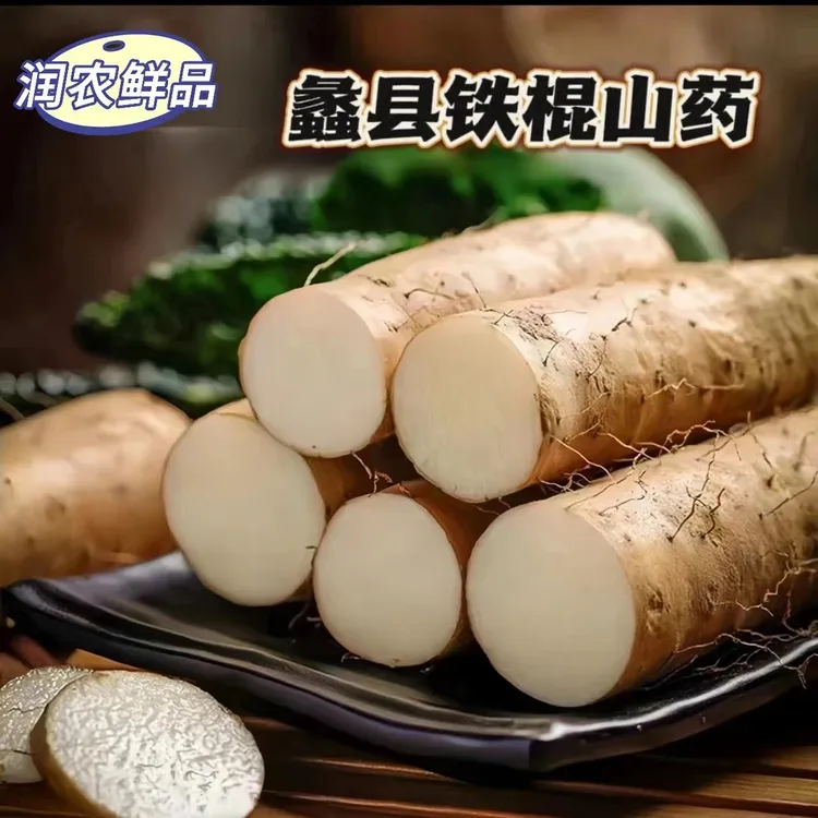 产地直发河北蠡县铁棍山药软糯香甜5斤装带土发货