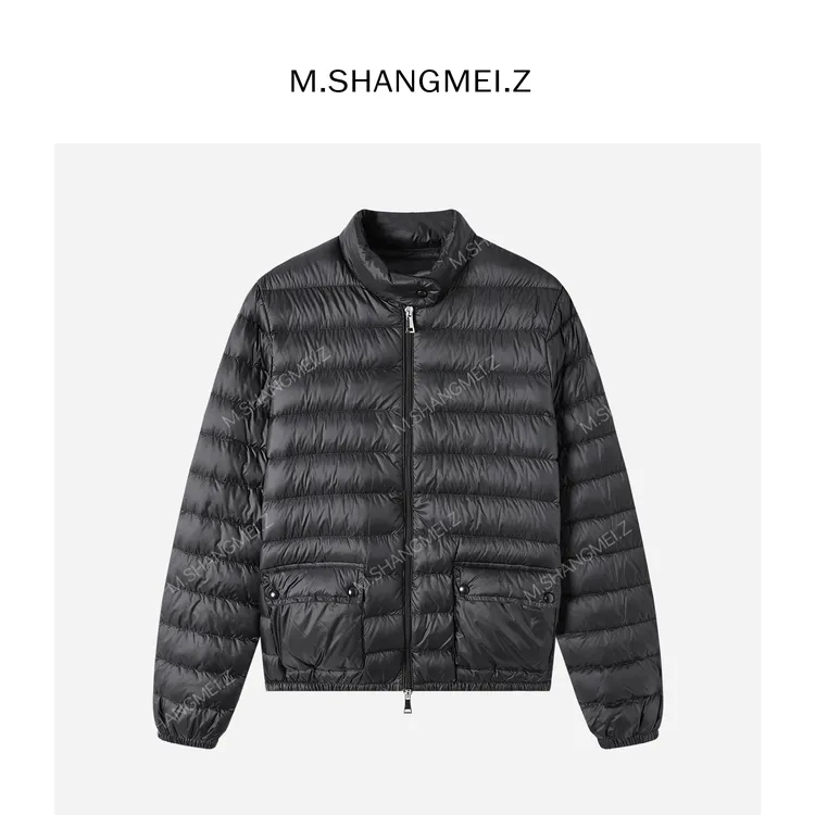 M.SHANGMEI.Z/沐熙【黑绒轻衫】美大哥高奢95白鹅绒羽绒服X123380