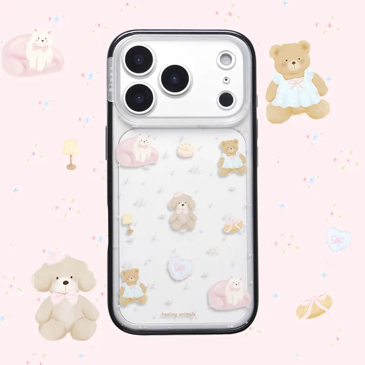 PlanB原创 宝宝小熊适用iphone17pro手机壳苹果16/15/14/13/12/11