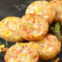 鲜虾饼早餐冷冻半成品油煎虾饼1111