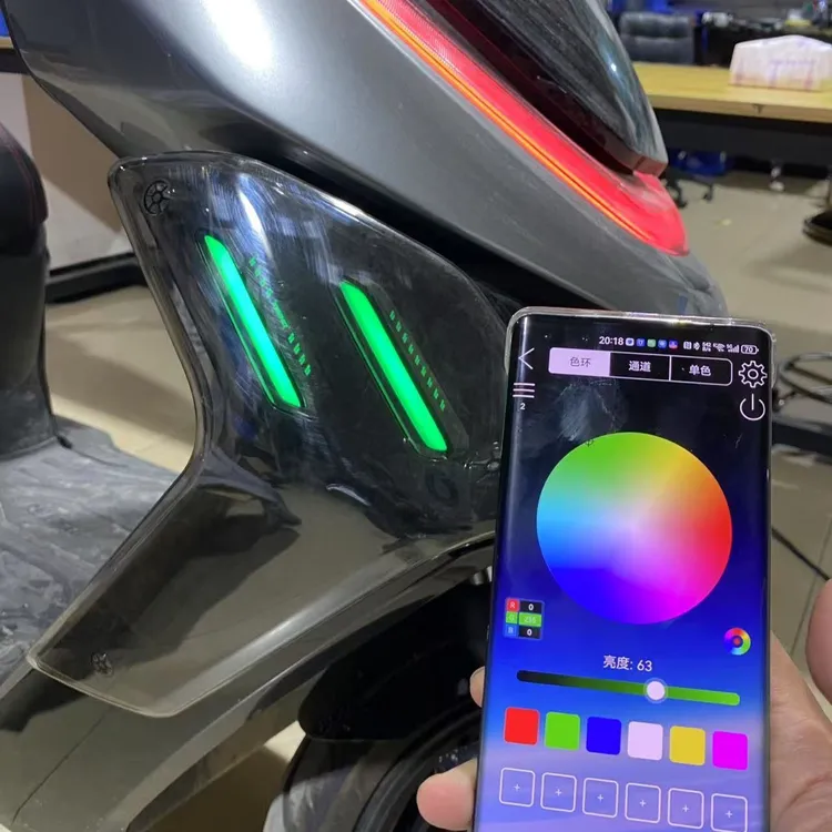 极核电动车AE5定风翼AE5Pro直上升级流光幻彩App蓝牙可调无损直上