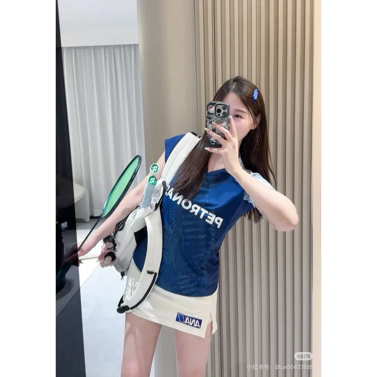 尤克斯新款羽球服大赛服同款速干透气男短袖女飞袖运动比赛训练服