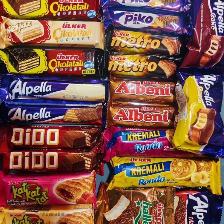 Ulker优客牌巧克力饼干早餐套餐办公室零食巧克力味草莓