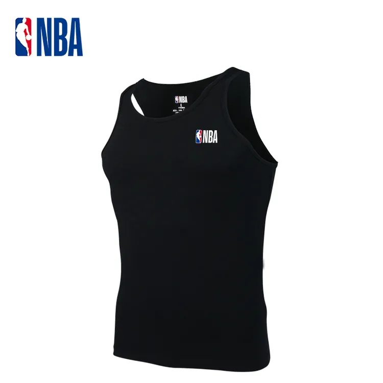 NBA薄款速干运动训练背心休闲贴身透气吸汗篮球健身跑步无袖打底T