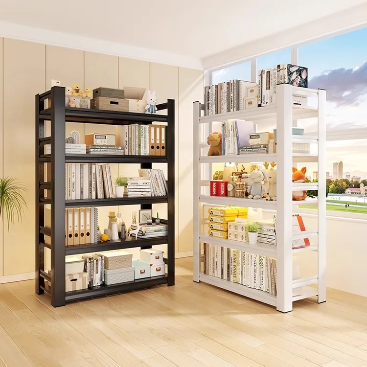 【清仓大甩卖】家用铁艺书架多层落地置物架儿童书柜学生书本收纳架