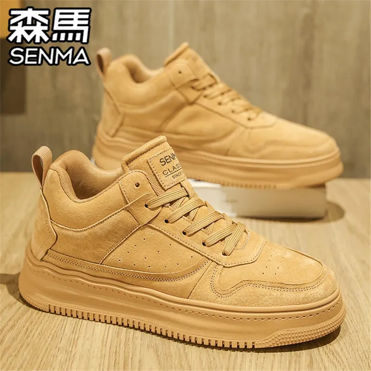 森马男鞋2025新款冬季青少年初中学生休闲低帮滑板鞋男生厚底百搭