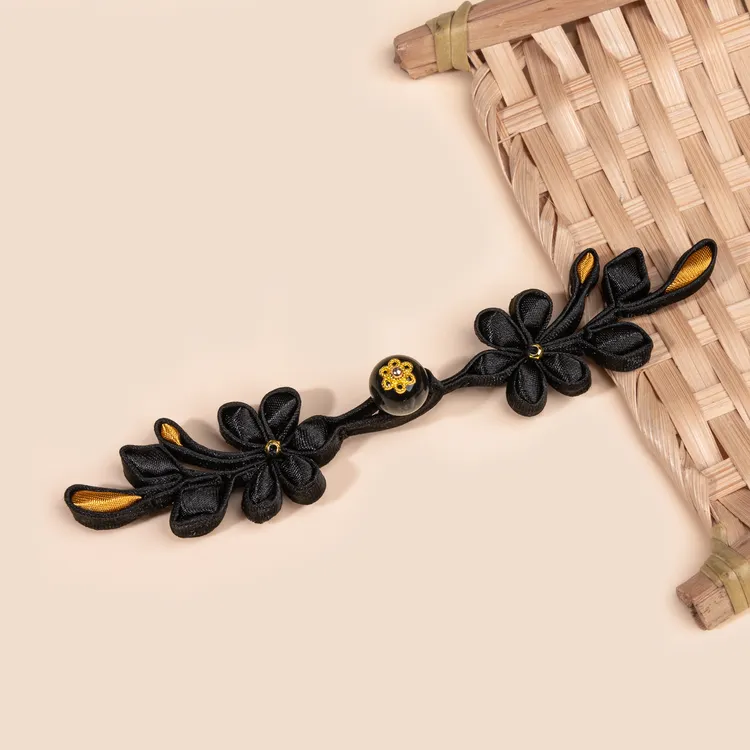 旗袍盘扣蜻蜓花朵手工编织填芯扣子国风中式汉服唐装纽扣辅料6143