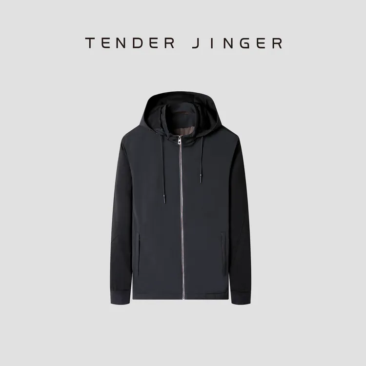 Tender Jinger｜男士 雪丽棉可拆卸帽休闲棉衣外套1357