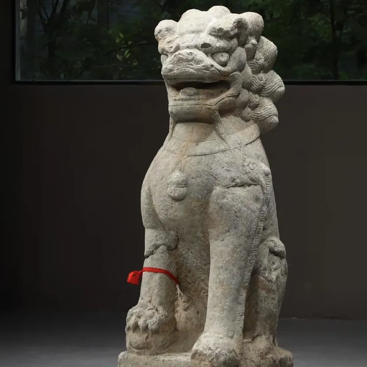 青石狮子，门庭狮子