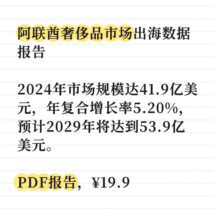 阿联酋奢侈品市场出海数据报告19.9