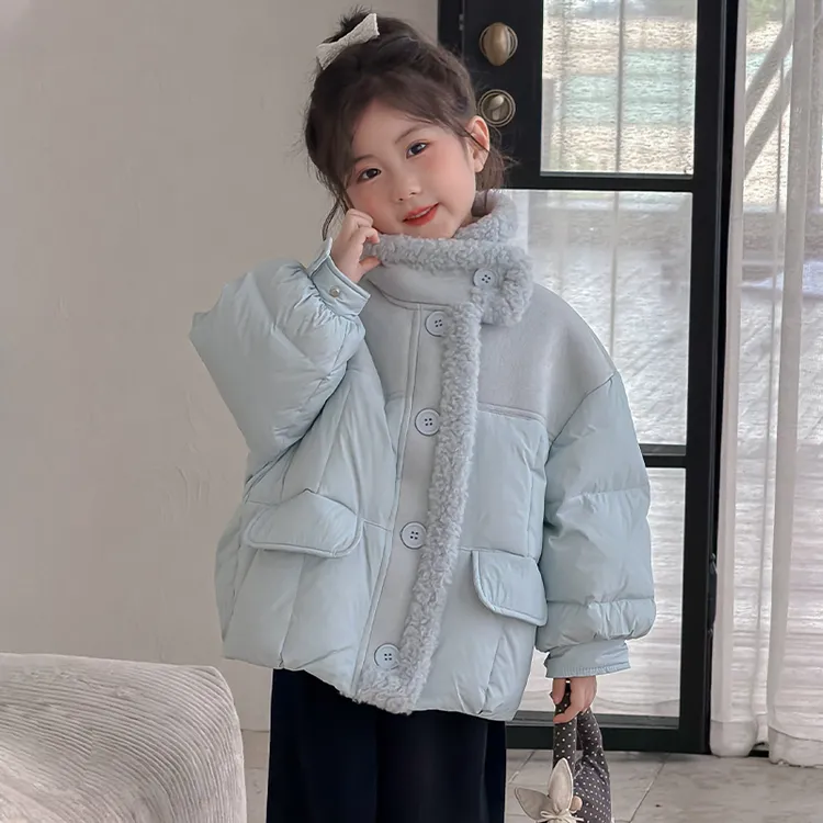 儿童棉服宝宝加厚夹棉上衣冬款流行洋气棉衣女童棉袄2025新款冬装