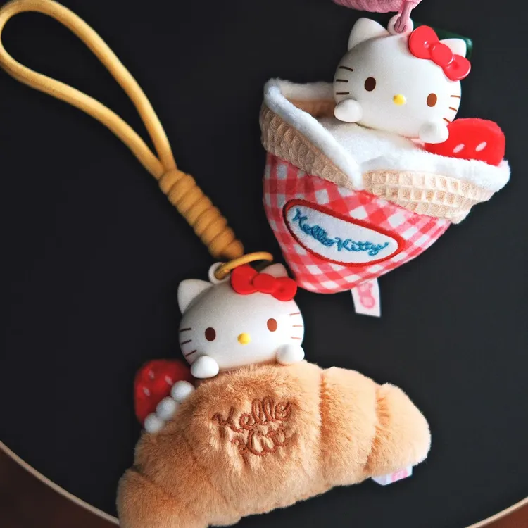 （平拆）正版【三丽鸥】HelloKitty下午茶香薰挂件毛绒玩偶盲盒