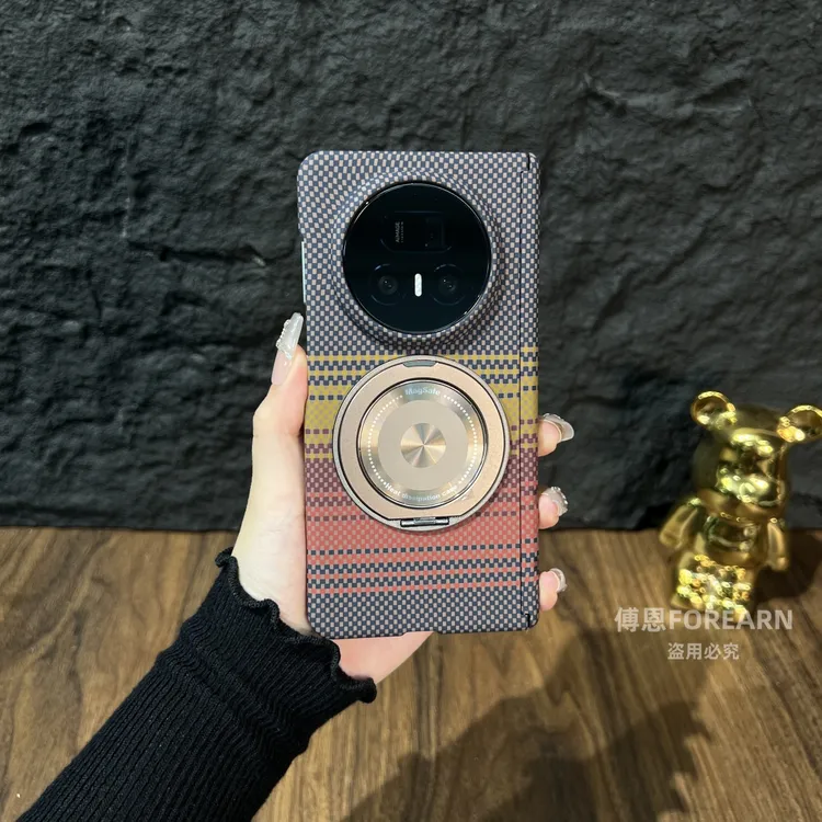 适用于荣耀MagicV5手机壳支架magic v5折叠屏磁吸旋转支架保护套