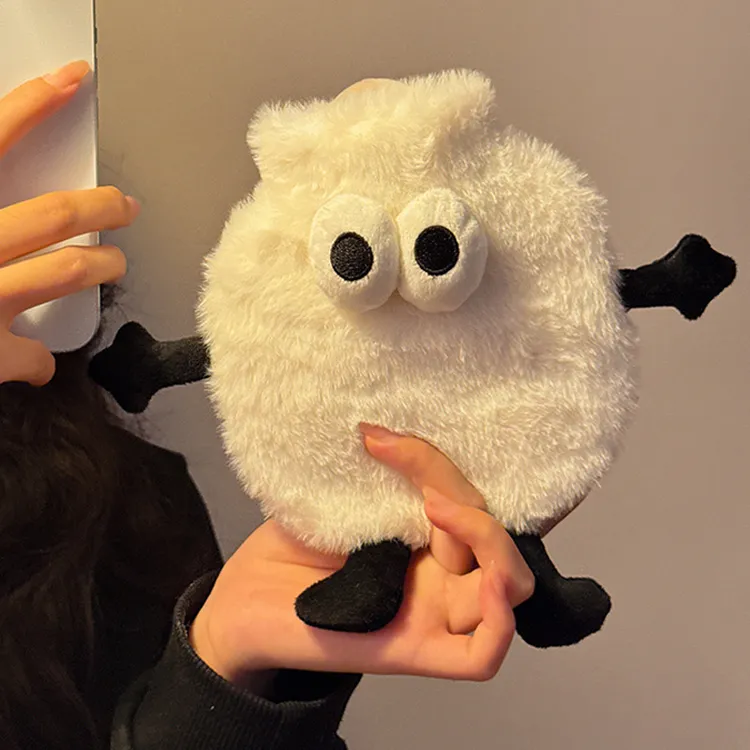 加厚防爆女生经期暖肚子暖手宝灌水暖水袋批发毛绒可爱注水热水袋