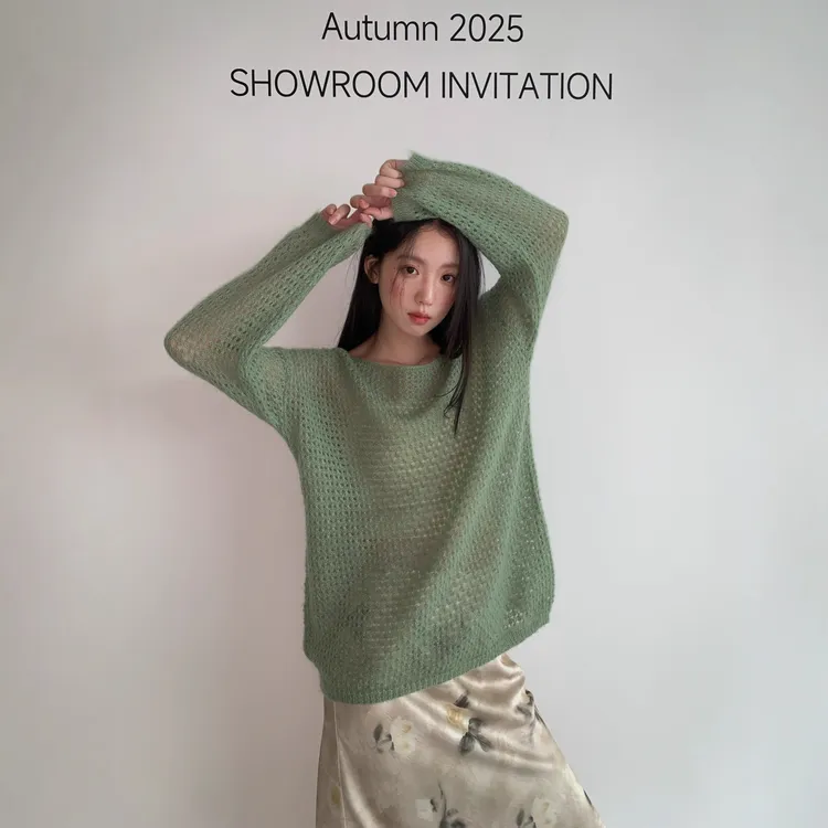 07.28NEW OPEN 25秋季法式【九色囤】多巴胺罩衫宽松长袖针织毛衣