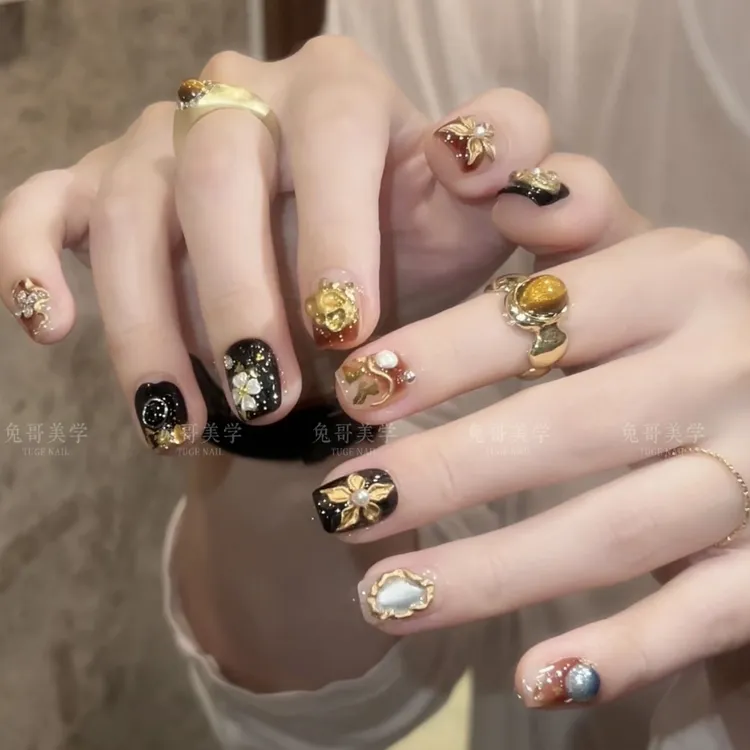 TugeNail“乌托邦的夜”兔哥奢华贵族显白高定设计款穿戴甲米米专属