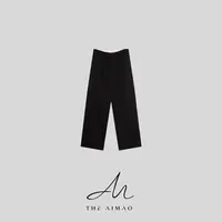 【THE AIMAO】‘回归至简’天丝羊毛混纺细腻线条感中腰西裤XYX80912