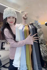 LX~韩系秋冬时尚百搭宽松木耳边设计感多色磨毛打底7091