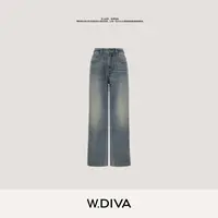 W.Diva【云水蓝】巴黎工坊工艺顶奢塑形显瘦小烟管牛仔裤53K232991
