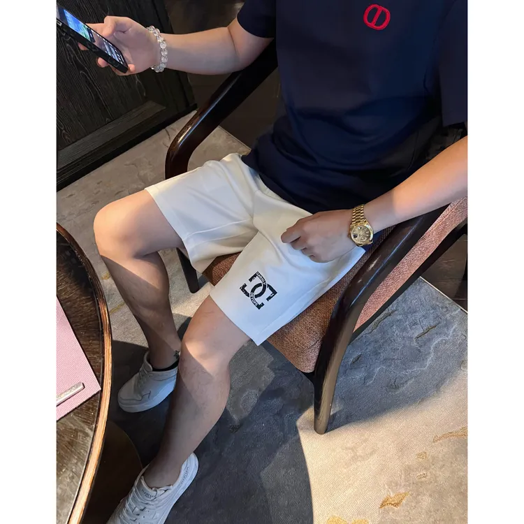 【双G短裤】李查德25夏季立体简约液氨棉百搭短裤男士运动休闲5分裤