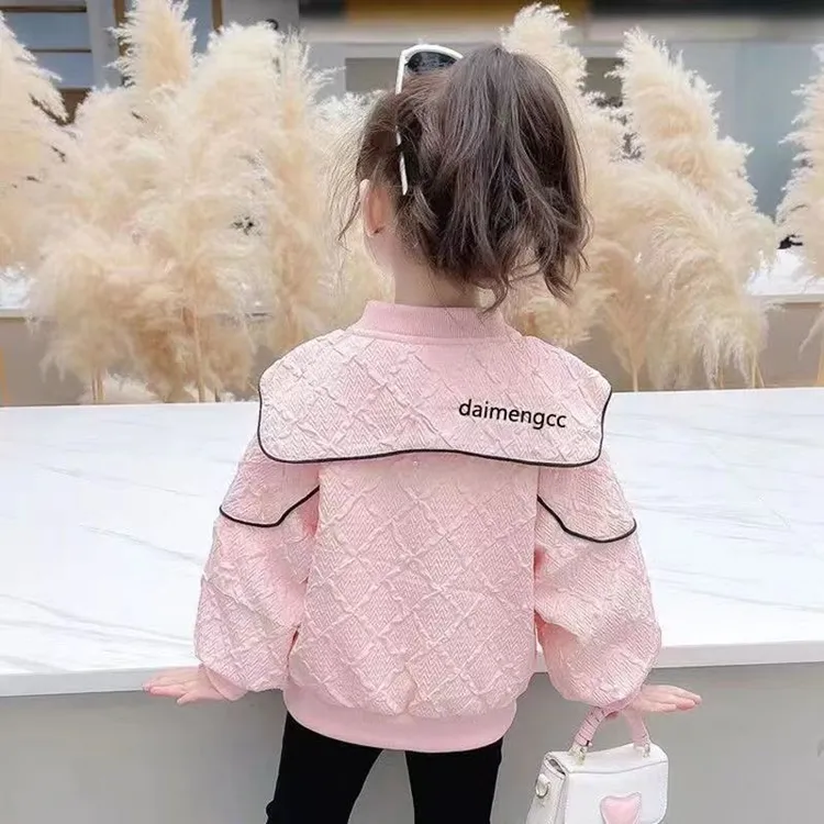 巴拉巴拉适用女童秋装外套小女孩韩版洋气时尚网夹克衫女宝宝休闲