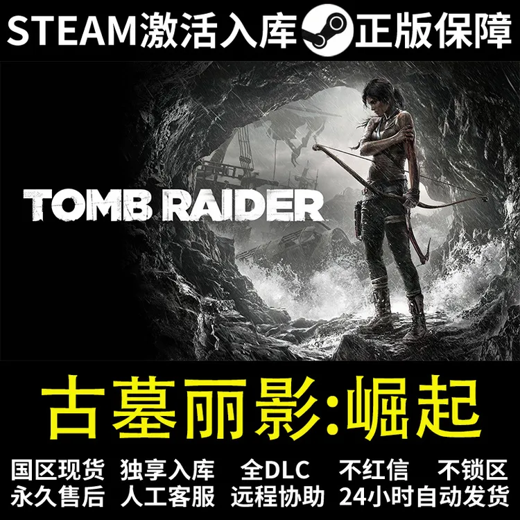 古墓丽影：崛起  steam 正版 激活码 入库 全DCL