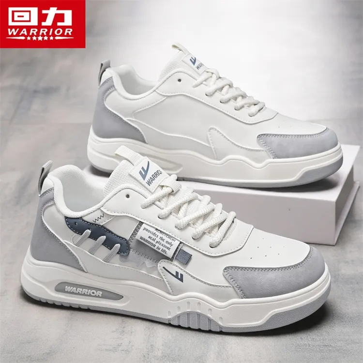 回力男鞋2025冬季潮流百搭鞋子男低帮皮面防水板鞋青少年休闲潮鞋