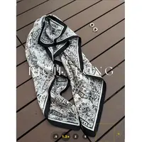 atong/阿彤-【老钱丝巾】-2025 设计师款花花图案丝巾0927-B