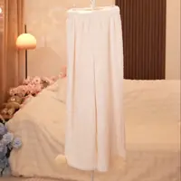 彭裳裳【雾凇见鹿长裤】女士睡裤秋冬季加绒加厚长裤宽松家居裤