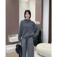 【洁子推荐】2025冬季新款258529连帽纽扣设计休闲毛衣ZYC258529