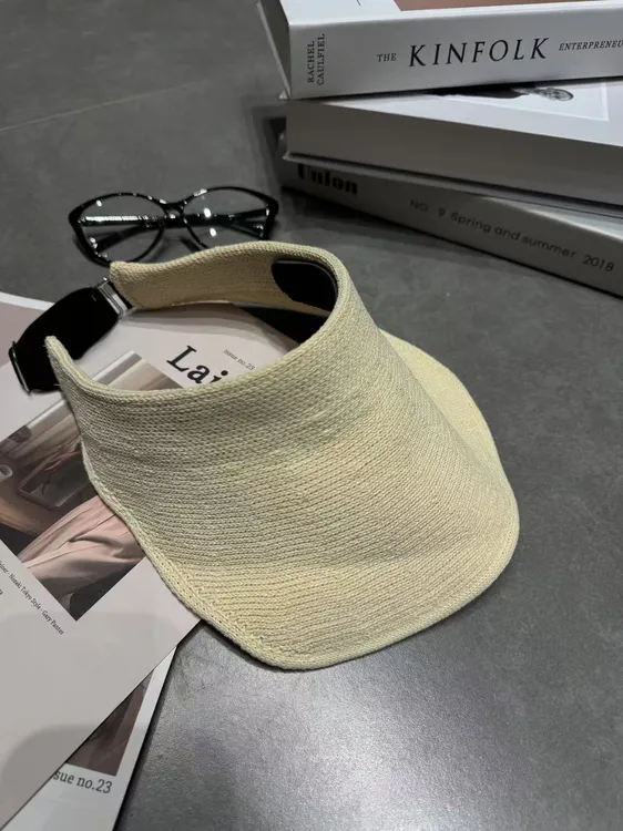 【ATAYI】2025喜喜精选针织休闲户外时尚女士夏季空顶帽00029#