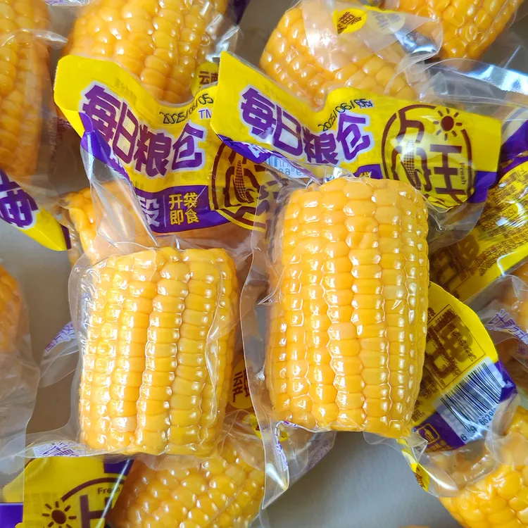 每日粮仓玉米段甜玉米开袋即食宿舍半截免煮学生真空休闲解馋零食