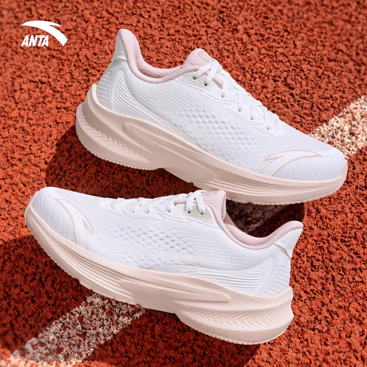 安踏毒刺7跑鞋轻便透气公路网面透气技术跑步鞋减震软底运动鞋