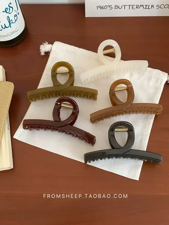 气质简约优雅百搭一字发夹