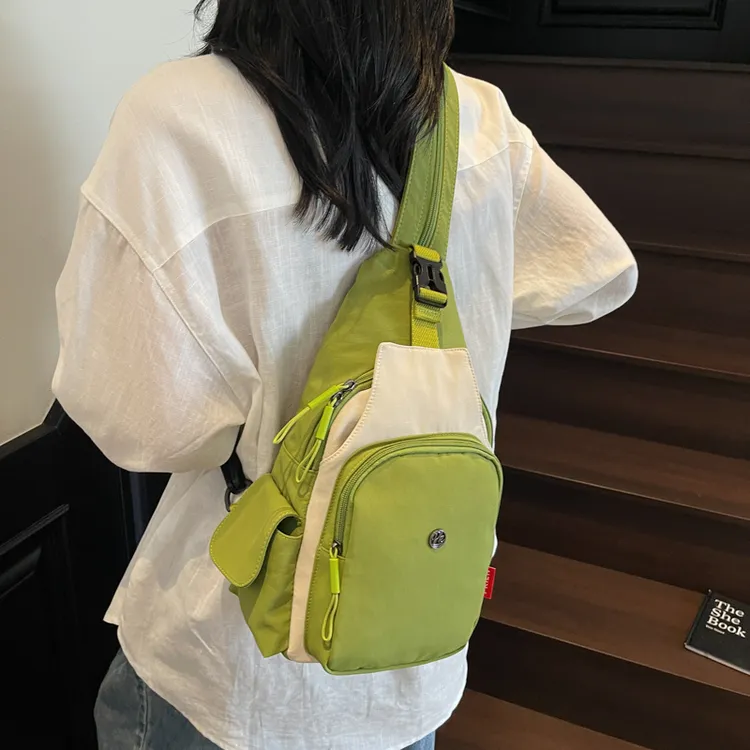 多用途胸包斜挎包牛津布背包女生潮包