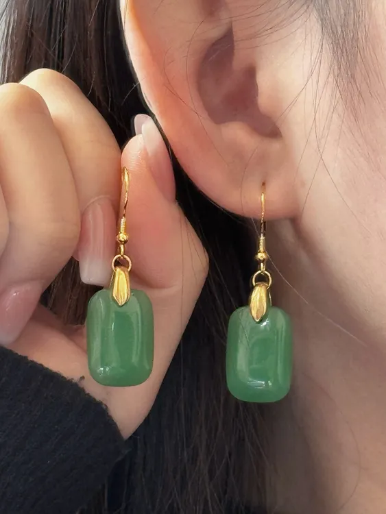 合金珐琅耳饰 P35 气质轻奢精美时尚耳饰