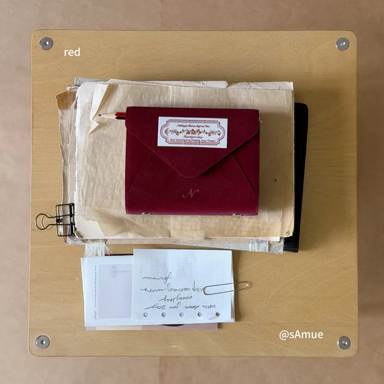 【时间通信】M5三折活页本手帐本 日记本sAmue杉友笔记本子手账本