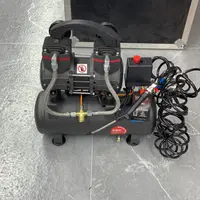 小型无油空压机220v可携式工业级木工喷漆空气压缩机