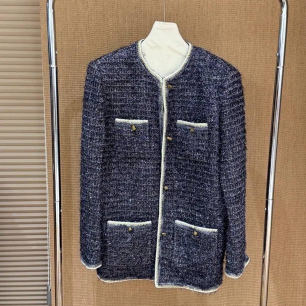 有尾｜闪葱交织粗花呢外套2526101