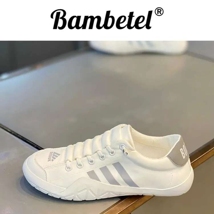 Bambetel一脚蹬男鞋夏季新款透气布鞋软底舒适一脚蹬百搭潮流板鞋