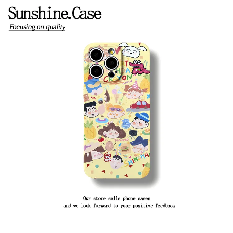 小新一家菲林软壳适用苹果17华为vivo小米oppo一加防摔手机壳