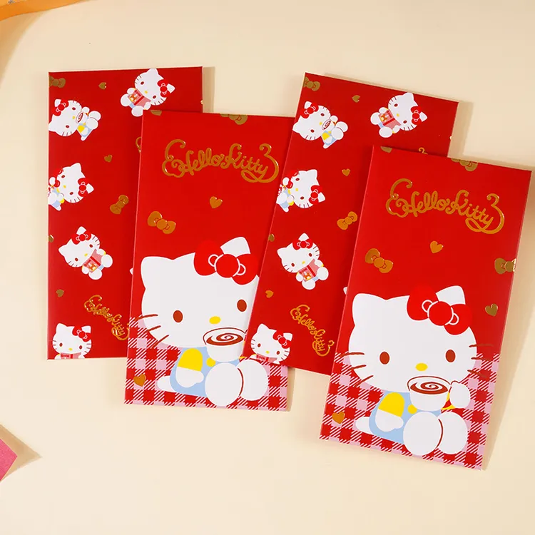 HelloKitty新年红包高颜值压岁利是封三丽鸥红包硬壳节庆红包