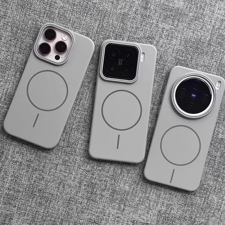 适用vivoX200手机防磕碰手机壳X100亲肤磨砂强磁吸细圈款式工厂